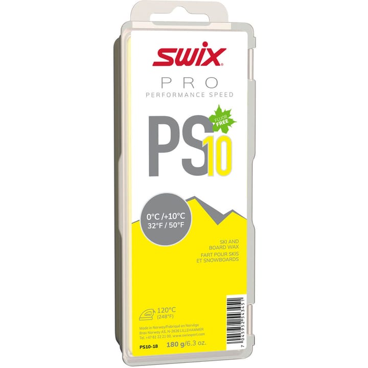 Swix PS10 Yellow, 0°C/+10°C, 180g Swix