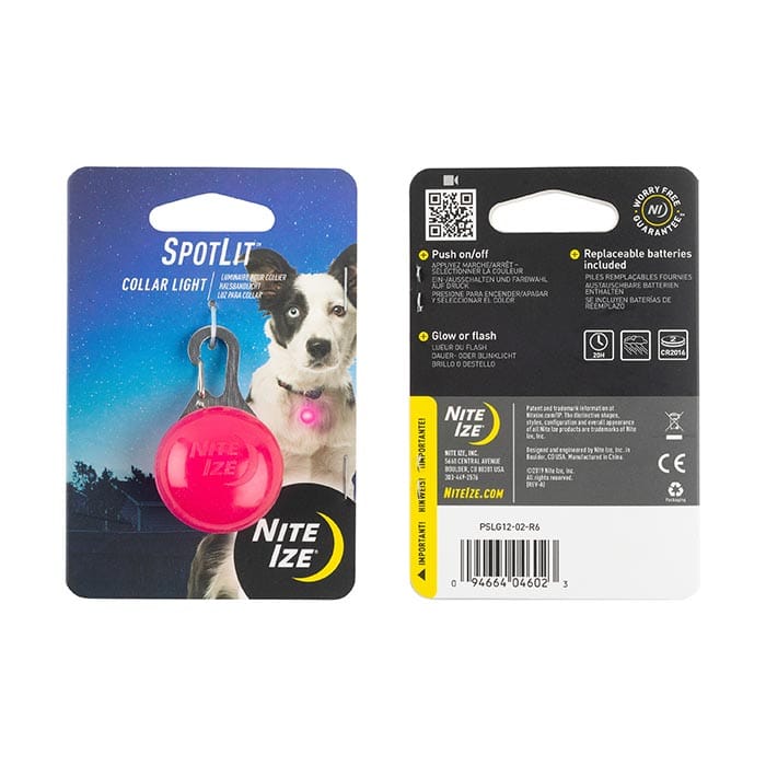 Nite Ize SpotLit® Collar Light Pink Nite Ize Nite Ize SpotLit® Collar Light Pink Nite Ize