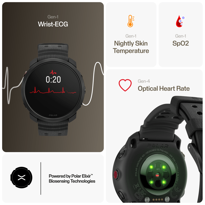 Polar Vantage M3 Black Polar