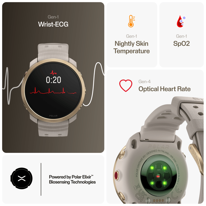 Polar Vantage M3 Greige Sand Polar