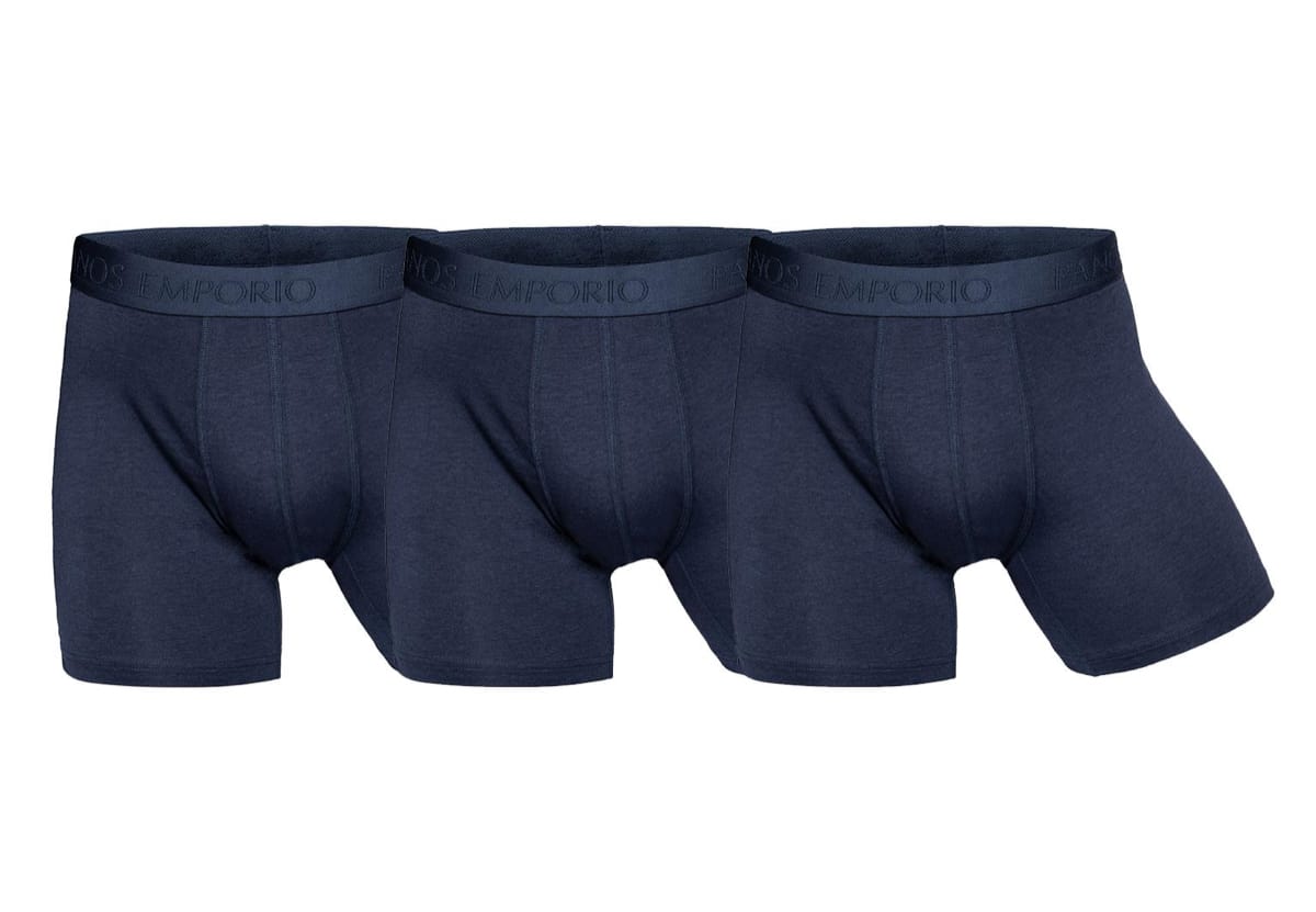 Panos Emporio PE 3PK BASE BAMBOO BOXER NAVY