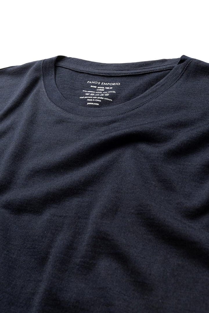Panos Emporio PE WOOL SHORT SLEEVE TOP DARK NAVY Panos Emporio