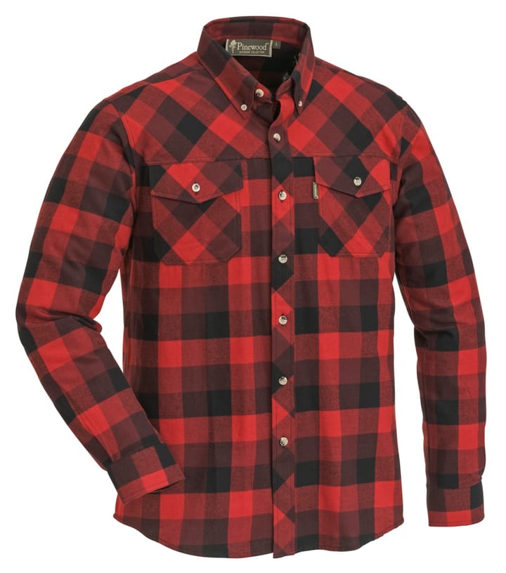 Pinewood Lumbo Skjorte Rød/Svart Pinewood