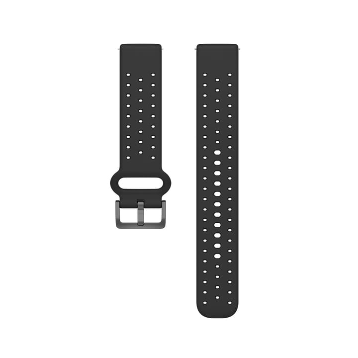 Polar Silicone Wristband 20 Mm Black/Grey Polar Polar Silicone Wristband 20 Mm Black/Grey Polar