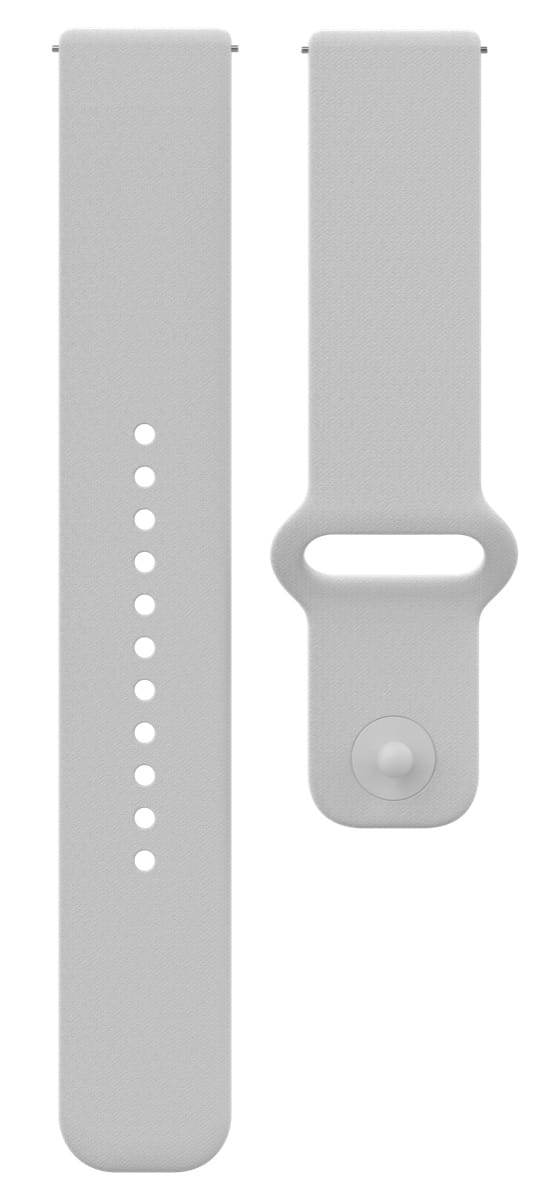 Polar Wrist Band 20mm Sil Hvit S-L Polar