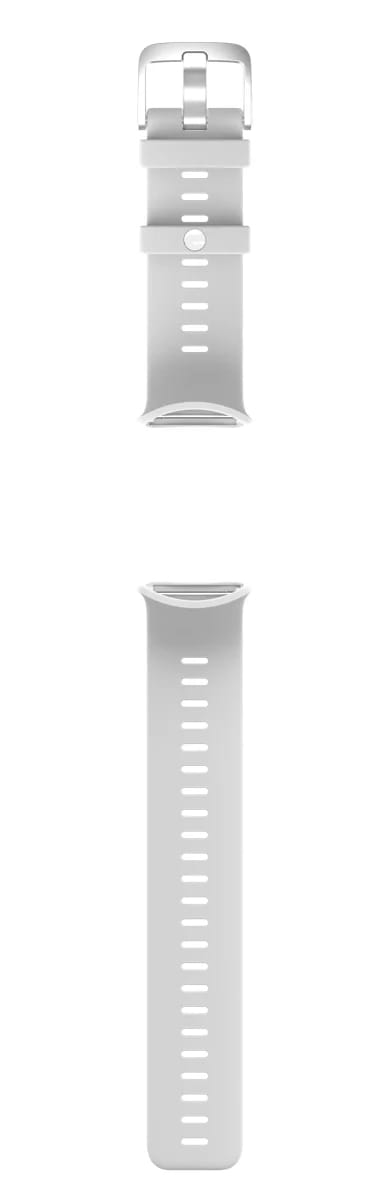 Polar Silicone Wristband 20 Mm White/Green Polar Polar Silicone Wristband 20 Mm White/Green Polar