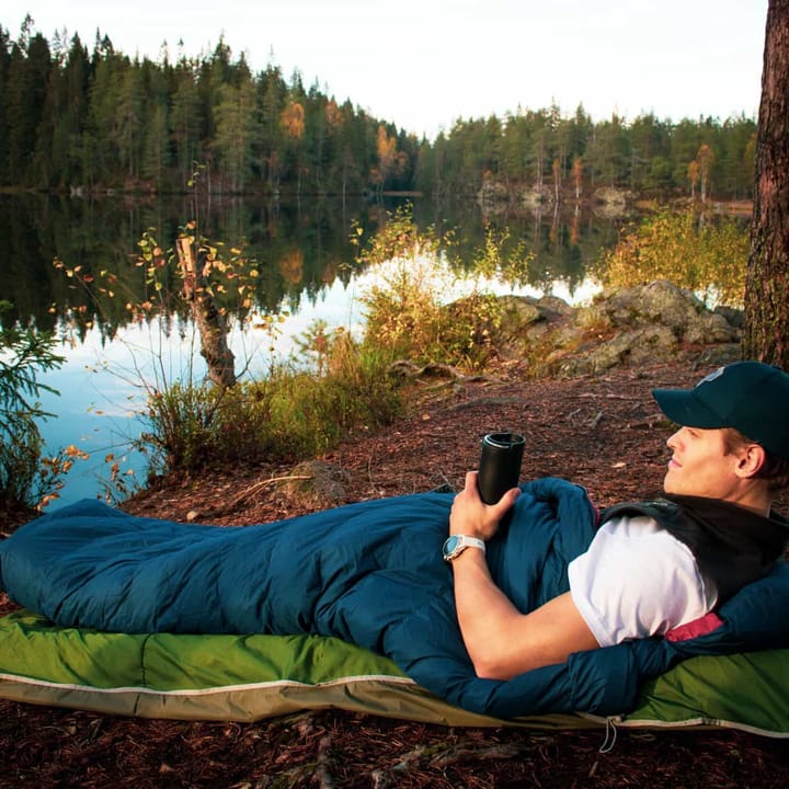Sydvang Skaring Down Sleeping Bag -5 °C Twilight Blue /Haute Red Sydvang