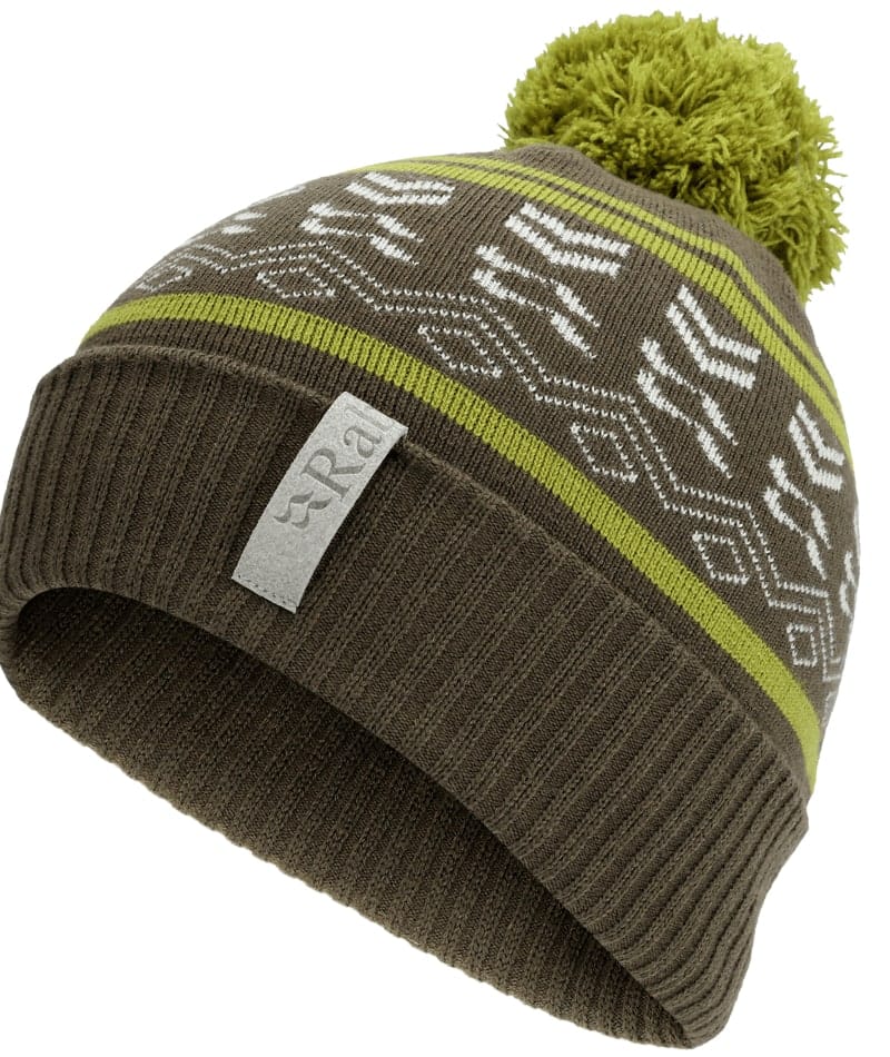 Rab Khroma Bobble Beanie Army/Aspen Green