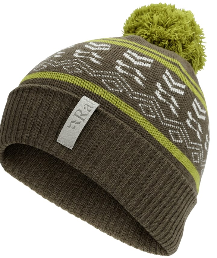 Rab Khroma Bobble Beanie Army/Aspen Green Rab Rab Khroma Bobble Beanie Army/Aspen Green Rab