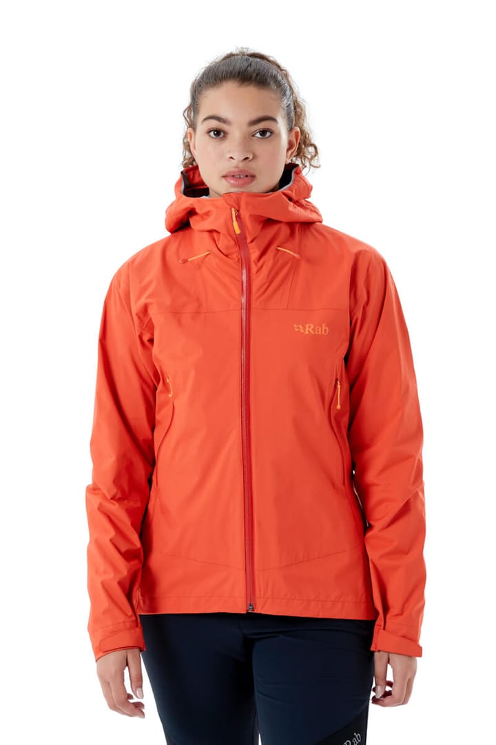 Rab Downpour Plus 2.0 Jacket Wmns Red Grapefruit Rab