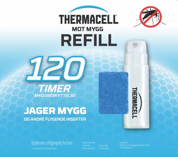 Thermacell Mot Mygg Refill R10 10 pakk 120 timer ThermaCELL