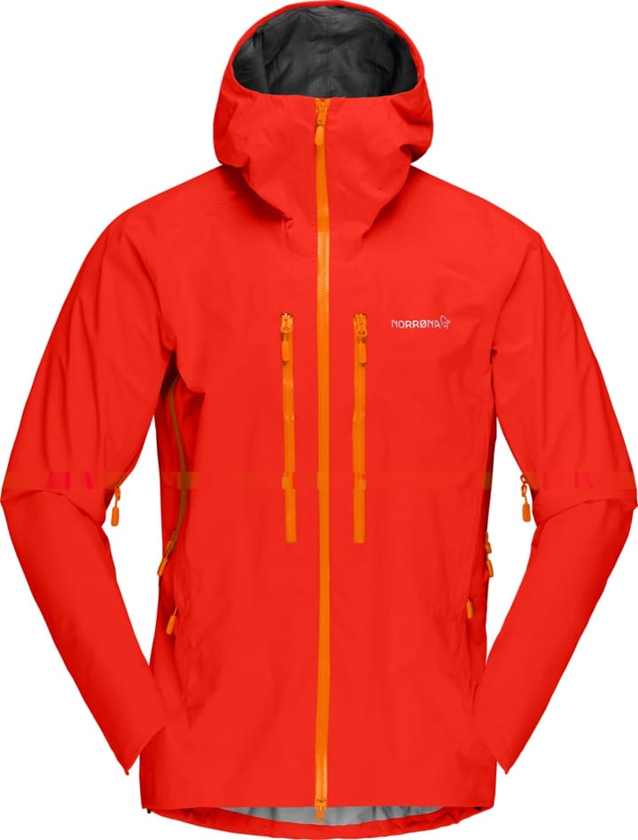 Norrøna Trollveggen Gore-Tex Pro Jacket M's Arednalin/Orange Popsicle Norrøna Norrøna Trollveggen Gore-Tex Pro Jacket M's Arednalin/Orange Popsicle Norrøna