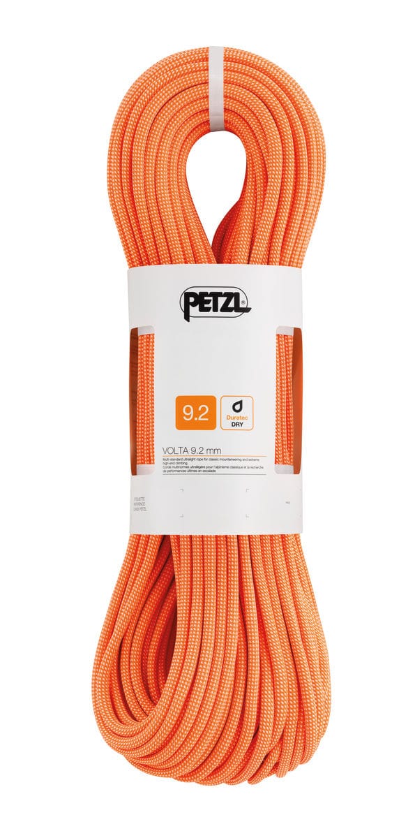 Petzl Volta 9,2mm x 60m Oransje Petzl Petzl Volta 9,2mm x 60m Oransje Petzl