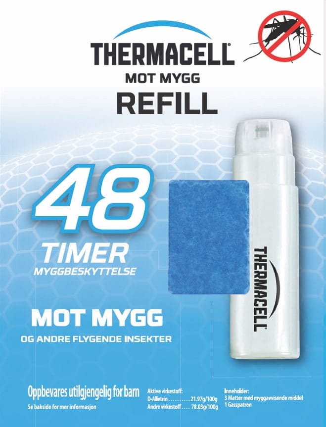 Thermacell Mot Mygg Refill R4 4 pakk 48 timer ThermaCELL