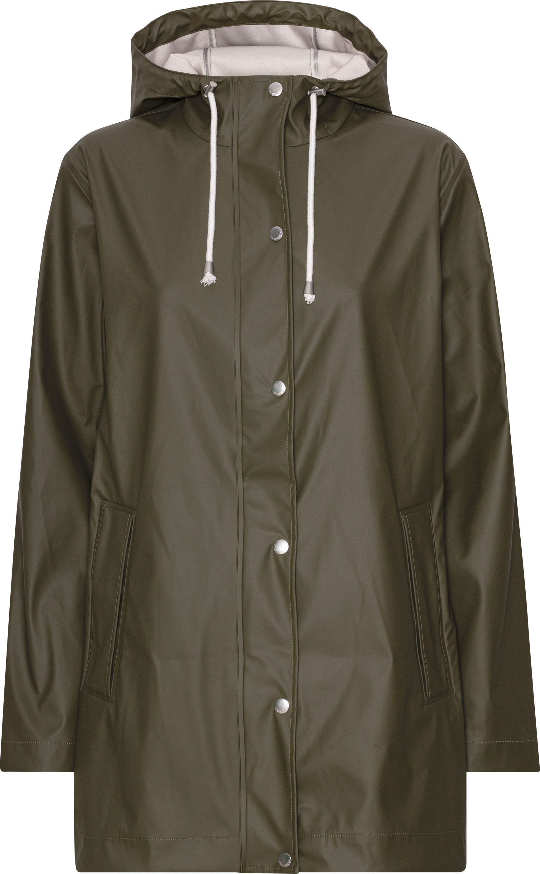 Ilse Jacobsen Women's Rain Jacket Army Regnjackor 38