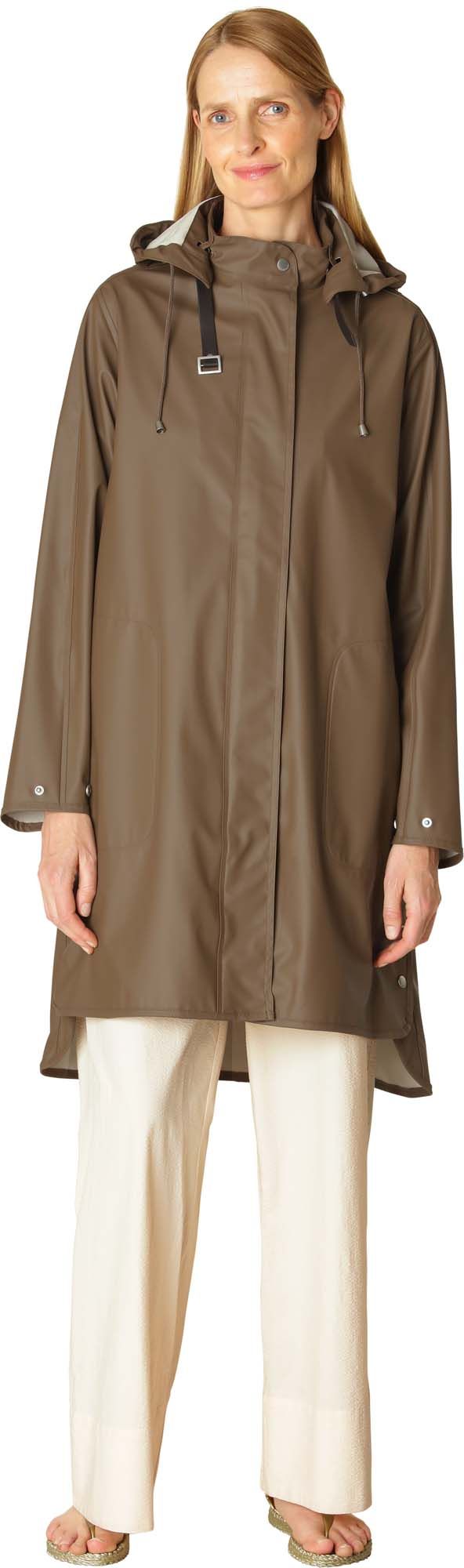 Ilse Jacobsen Women's Raincoat Detachable Hood Cub Brown Ilse Jacobsen