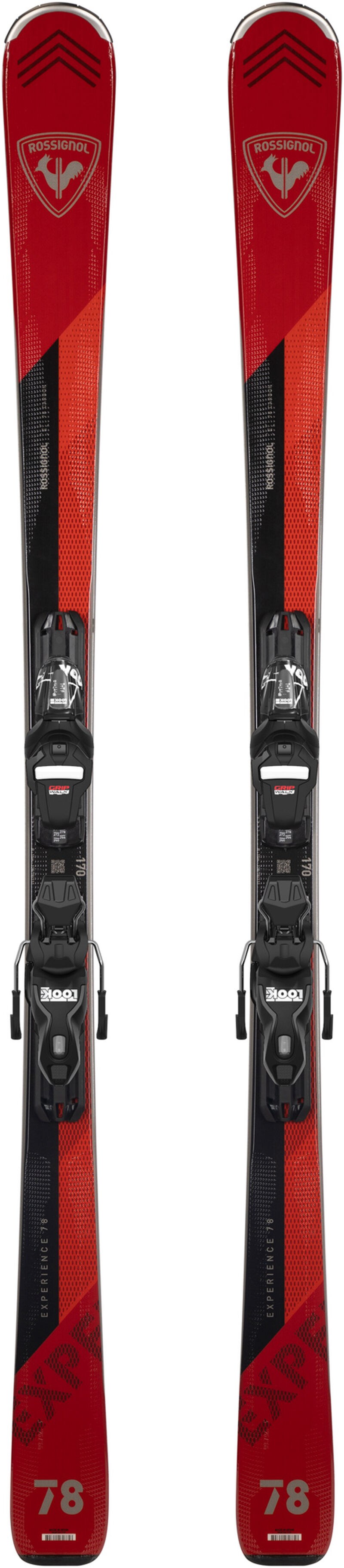 Rossignol Men's All Mountain Skis Experience 78 Carbon Xpress Red/Black Laskettelusukset 154