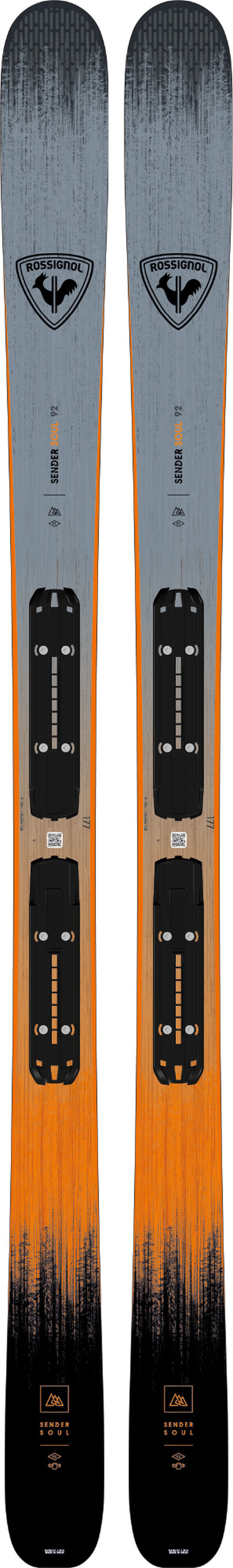 Rossignol Sender Soul 92 Xpress Grey/Black Laskettelusukset 176