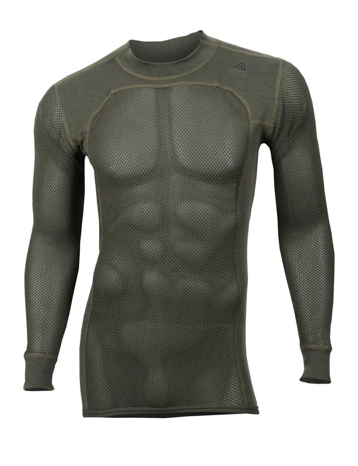 Aclima Men's WoolNet Crewneck Olive Night Aclima Aclima Men's WoolNet Crewneck Olive Night Aclima