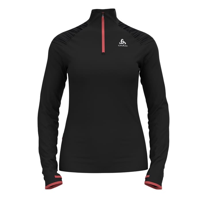 Odlo Midlayer 1/2 Zip Axalp Ceramiwarm W's Black - Siesta Odlo