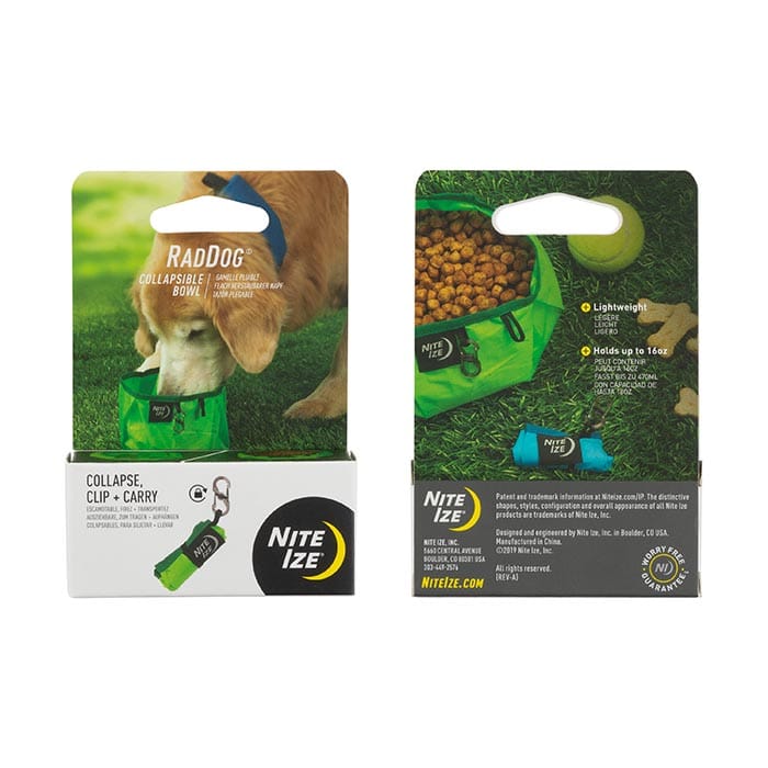 Nite Ize Raddog™ Collapsible Bowl Lime Nite Ize