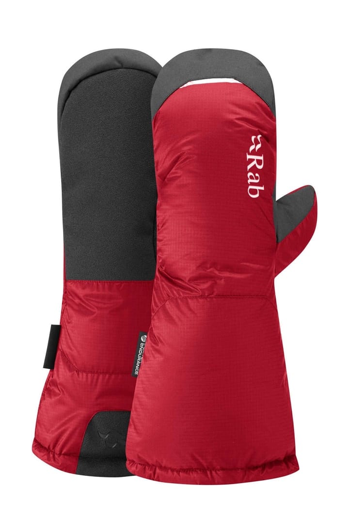 Rab Endurance Down Mitts Cherry Rab