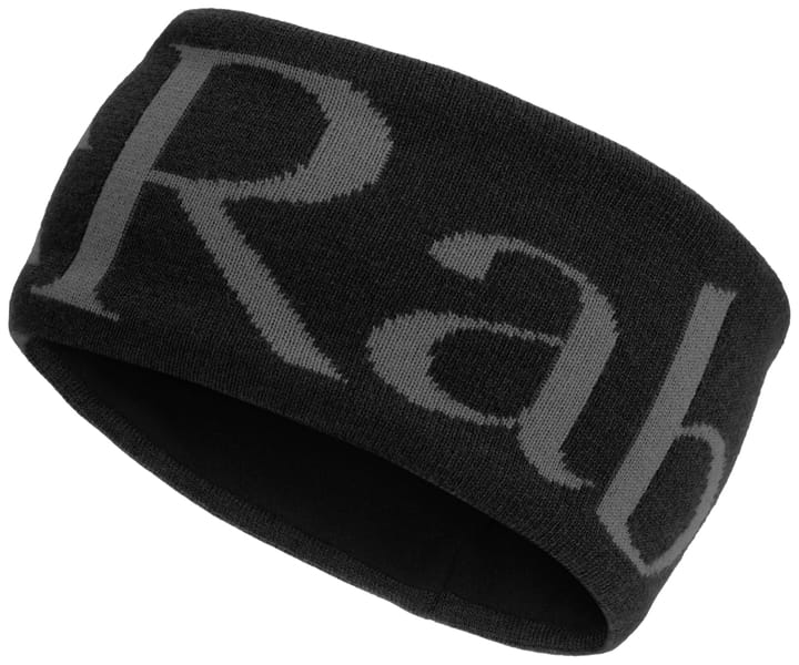 Rab Knitted Logo Headband Anthracite Rab Rab Knitted Logo Headband Anthracite Rab