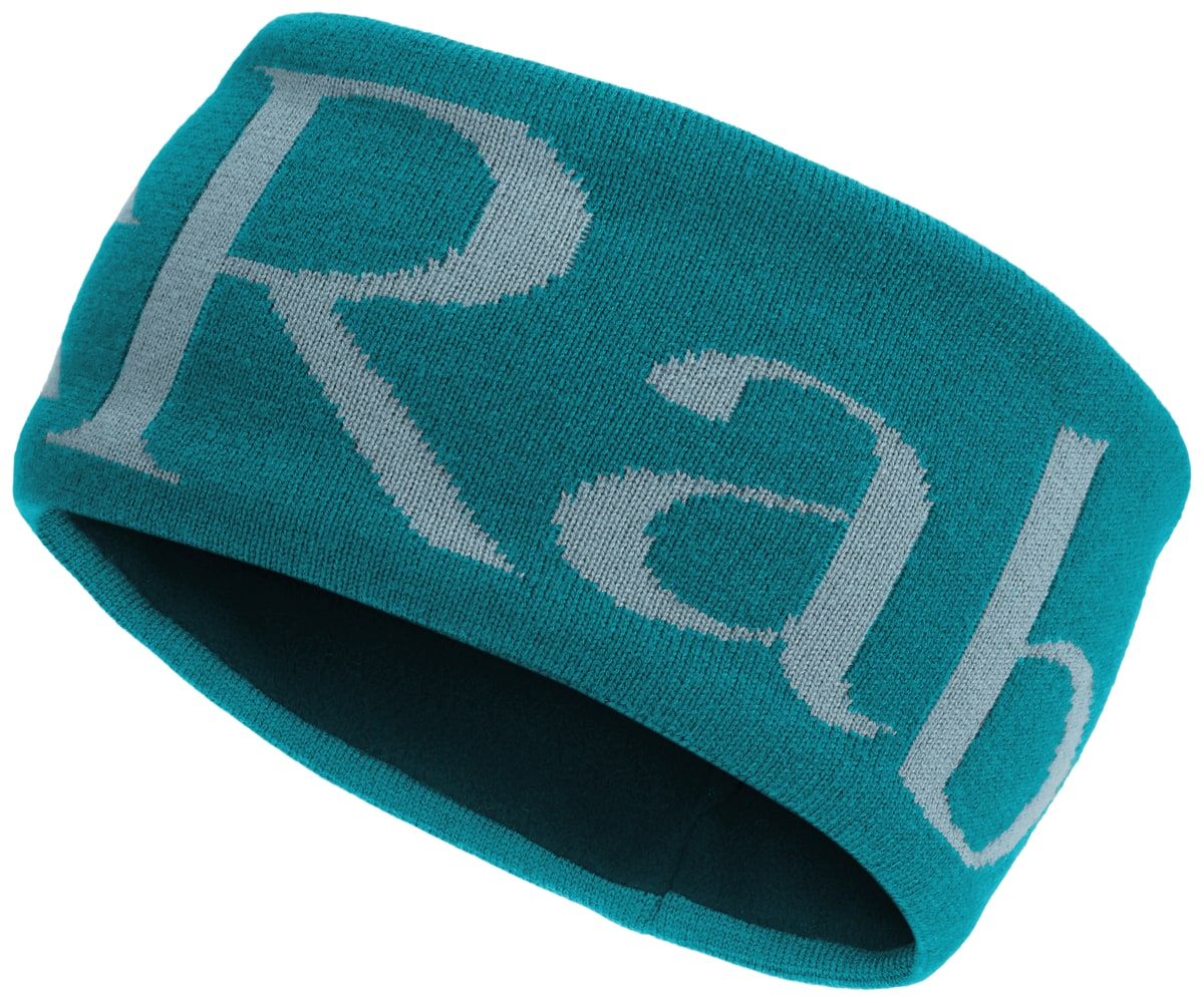 Rab Rab Knitted Logo Headband Aquamarine