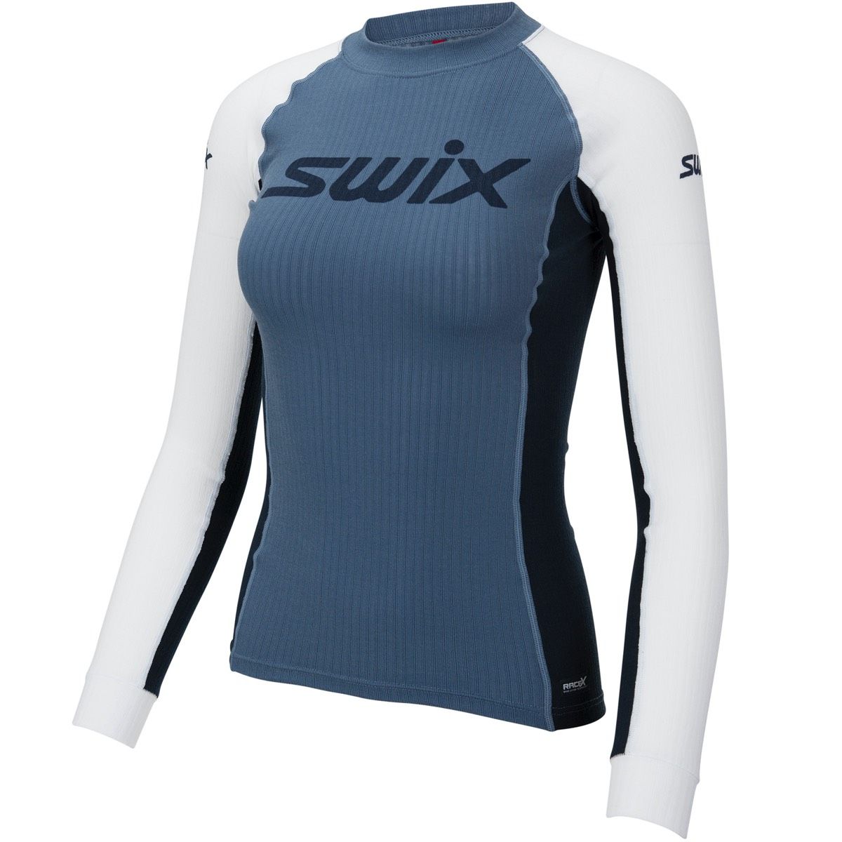 Swix Women's RaceX Bodywear Longsleeve Blue Sea