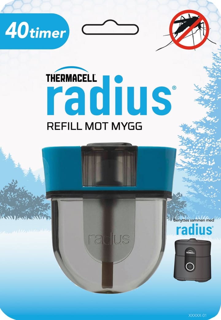 Thermacell Mot Mygg Refill Radius/EX55/E55 U/Gass 40 Timer ThermaCELL