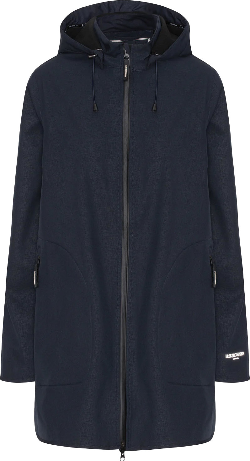 Ilse Jacobsen Women's Raincoat 135 Long Dark Indigo