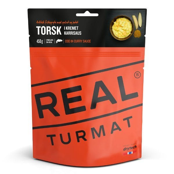 Real Turmat Torsk I Kremet Karrisaus 500 g Real Turmat