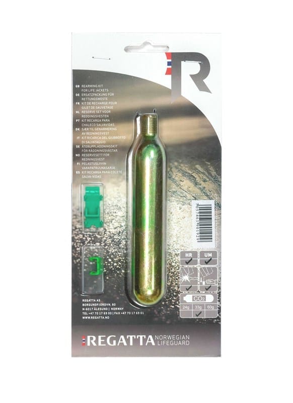 Regatta Co2 Cylinder With Clip Hr/Um Multi 33GR Regatta