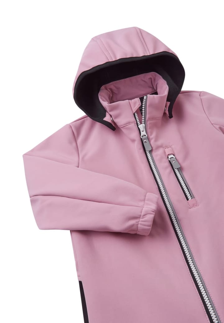 Reima Kids' Softshell Overall Nurmes Grey Pink Reima
