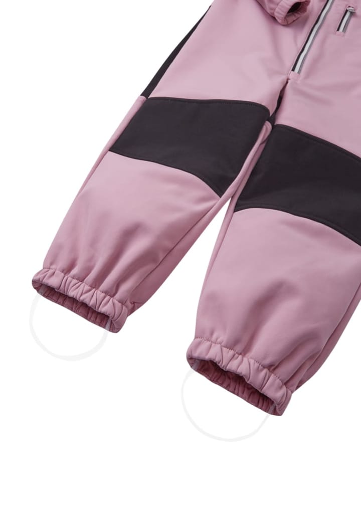 Reima Kids' Softshell Overall Nurmes Grey Pink Reima