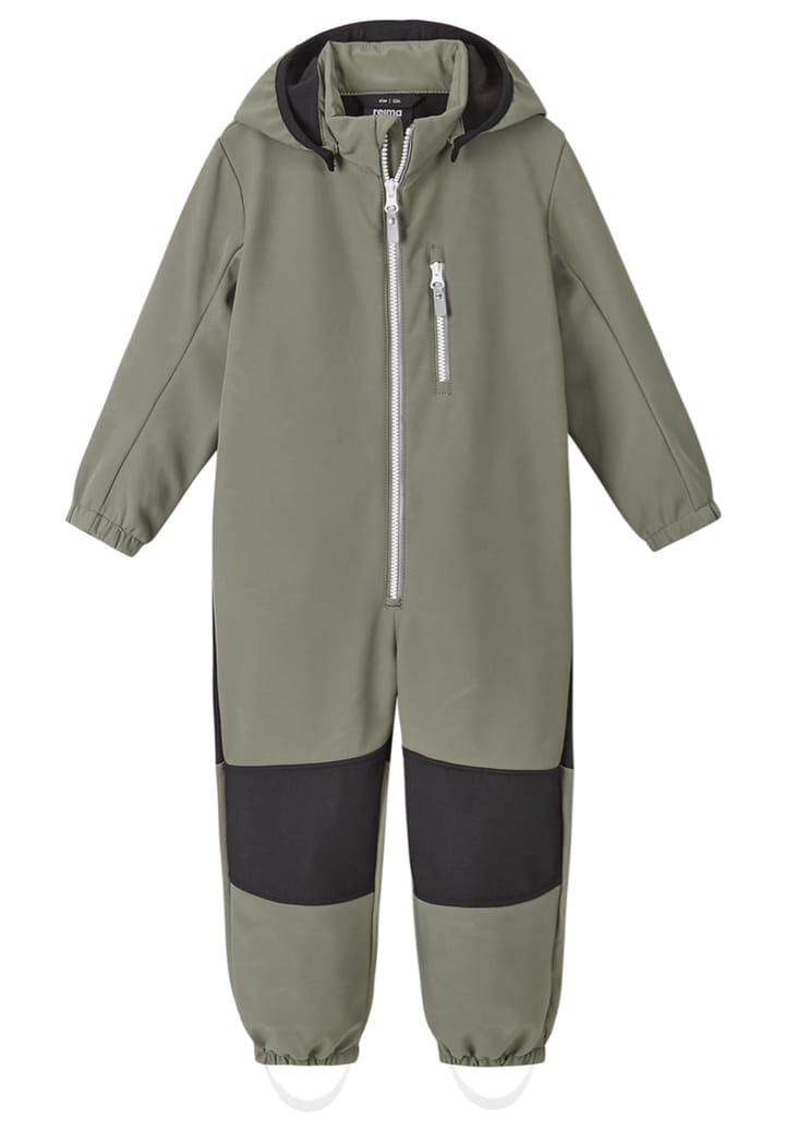 Reima Kids' Softshell Overall Nurmes Greyish Green Reima