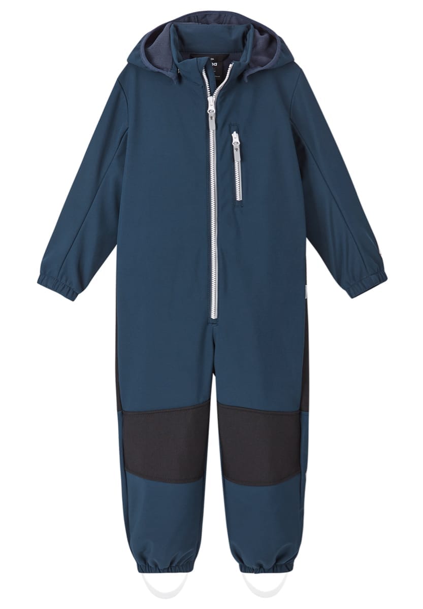 Reima Kids' Softshell Overall Nurmes Navy 6980