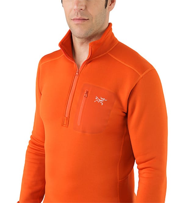 Arc'teryx Rho Ar Zip Neck Men'S Black Arc'teryx