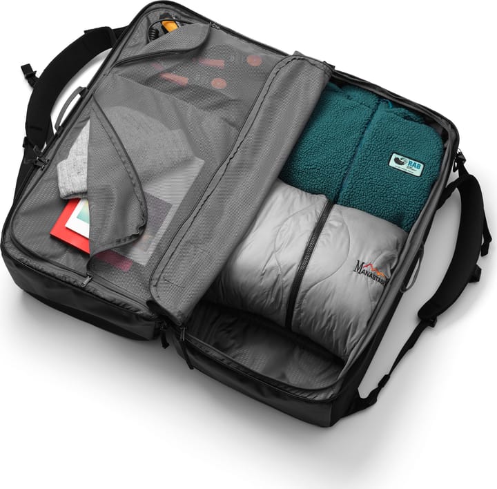 Db Roamer Pro Split Duffel 90L Black Out Db Db Roamer Pro Split Duffel 90L Black Out Db