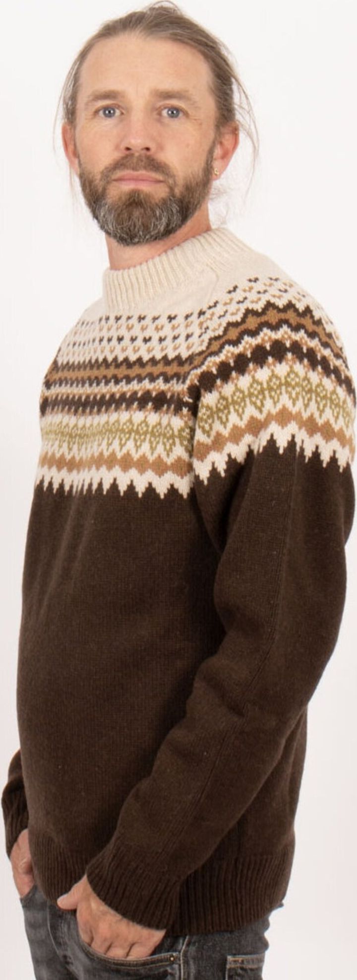 Sätila Men's Sarek Sweater Brown Sätila