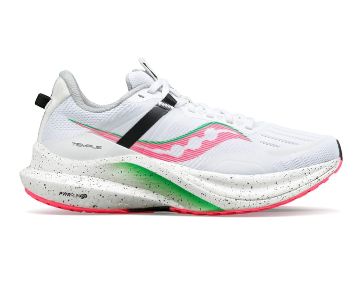 Saucony Women's Tempus White / Vizi Pink Saucony Saucony Women's Tempus White / Vizi Pink Saucony