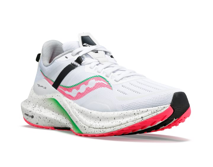 Saucony Women's Tempus White / Vizi Pink Saucony Saucony Women's Tempus White / Vizi Pink Saucony