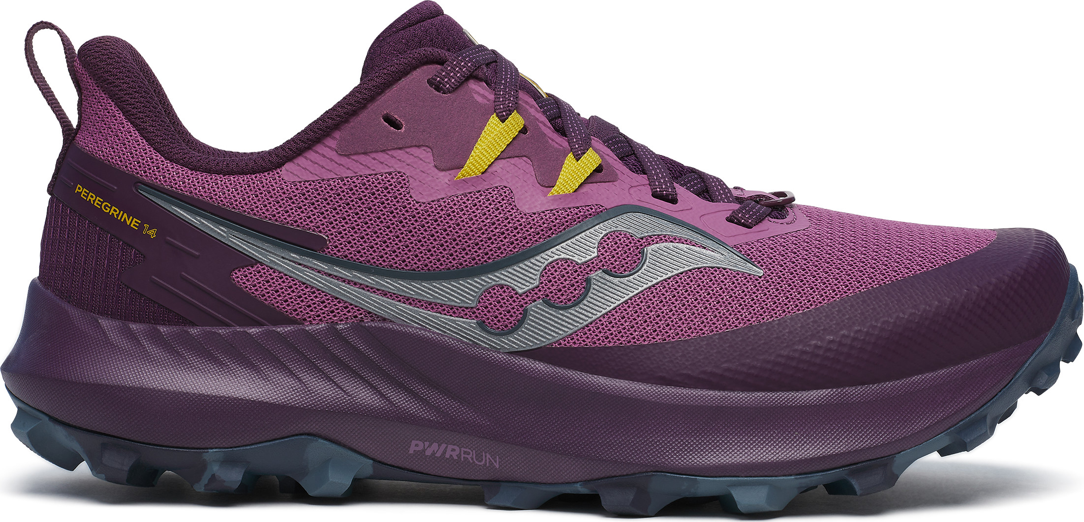 Saucony Women's Peregrine 14 Plum/Eggplant Løpesko 37.5