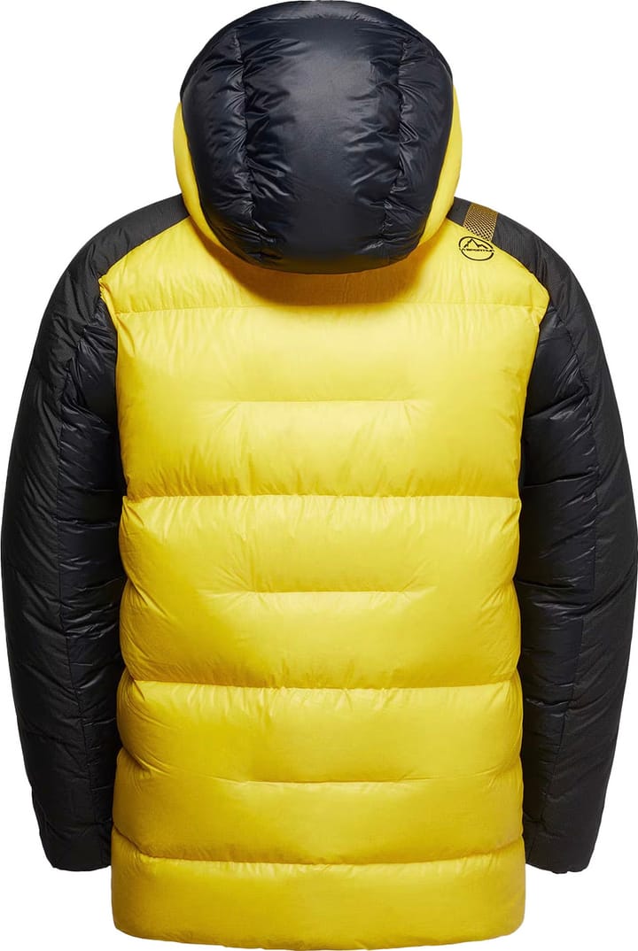 La Sportiva Men's Olympus Tech Down Parka Black/Yellow La Sportiva