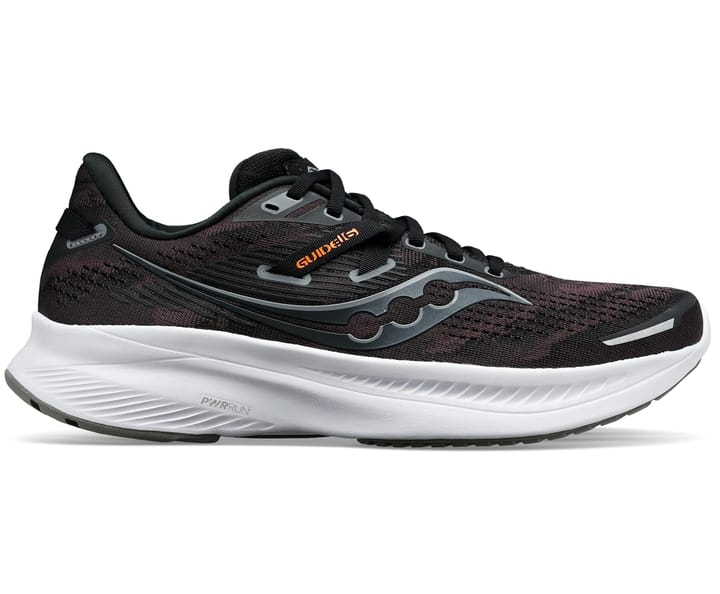 Saucony Men's Guide 16 Black/White Saucony Saucony Men's Guide 16 Black/White Saucony