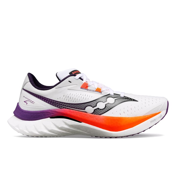 Saucony Men's Endorphin Speed 4  White/Viziorange Saucony