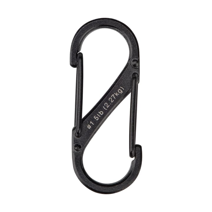Nite Ize S-Biner #1 2-pack Basic Black Nite Ize Nite Ize S-Biner #1 2-pack Basic Black Nite Ize