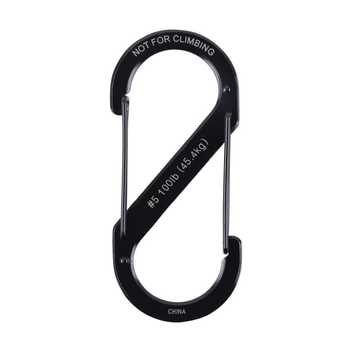 Nite Ize S-Biner® Stainless Steel Dual Carabiner #5 Black Nite Ize Nite Ize S-Biner® Stainless Steel Dual Carabiner #5 Black Nite Ize