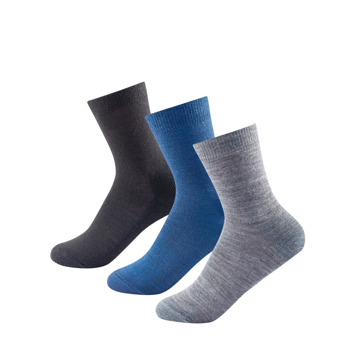 Devold Daily Light Sock 3pk Indigo Mix