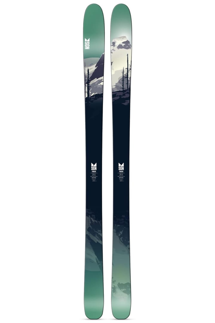 SGN Skis Frikar Green Artwork SGN skis